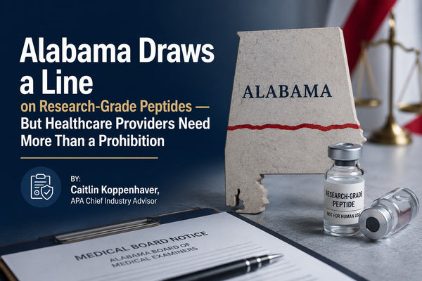 Alabama Draws a Line on Research-Grade Peptides — But Healthcare Providers Need More Than a Prohibition