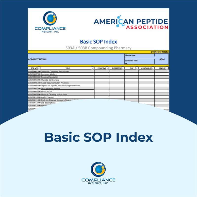 Basic SOP<br> Index