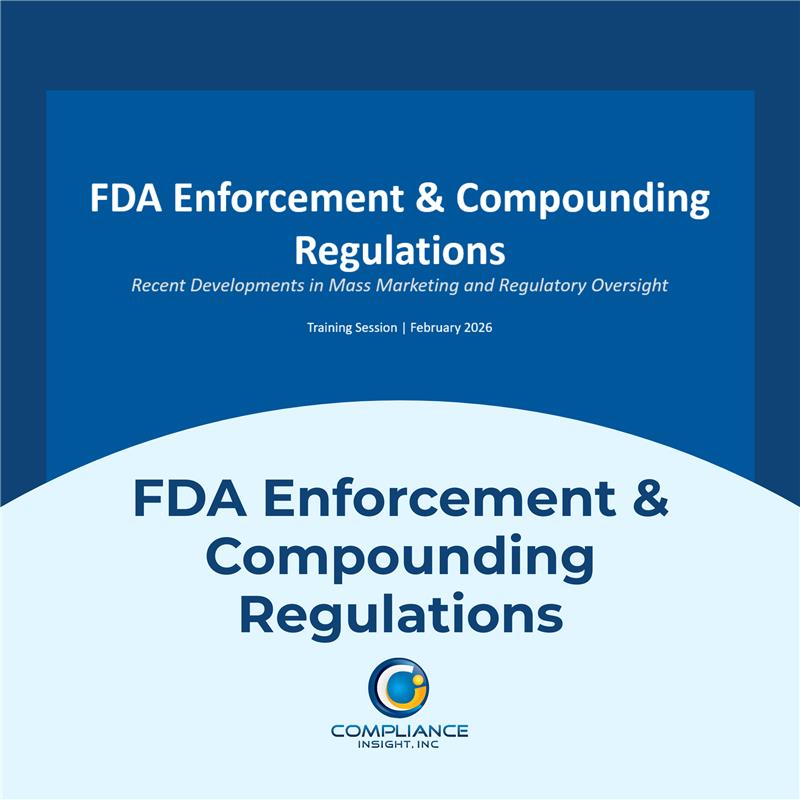 FDA compounding training for APA use